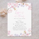 Search for cherry bridal shower invitations Calligraphy