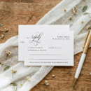 Search for allergies rsvp cards Black and white