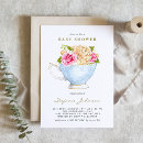 Search for teacup baby shower invitations Watercolor