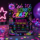 Search for crazy party invitations Let's glow crazy