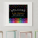 Search for back to school classroom posters Kindergarten