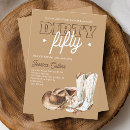Search for country western 50th birthday invitations Rustic