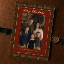 Search for real foil christmas cards Tartan