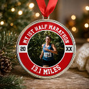 Search for half marathon ornaments Running