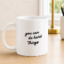 Search for you can do it coffee mugs Black and white