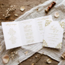 Search for tri fold wedding programs Elegant