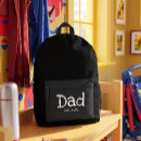 Search for new year backpacks Dad established
