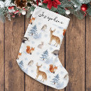 Search for animal wildlife christmas stockings Winter