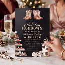 Search for hoedown seasonal invitations Western holiday party