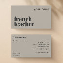 Recherche de professeur langues cartes visite Enseignant