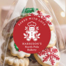 Search for bakery baked goods stickers Red