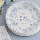 Search for toile paper plates Chinoiserie
