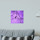 Search for purple tree canvas prints Black