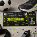 Recherche de football ticket invitations Fête d'anniversaire de football