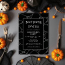 Search for black and white halloween invitations Adult