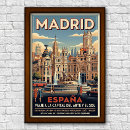 Search for madrid vintage travel posters Spain