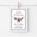 Search for baby boy fourth birthday invitations Red white and blue