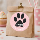 Search for pink paws stickers Birthday