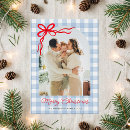 Search for blue gingham cards Bow