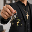Search for cross black keychains Religious