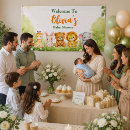 Search for tropical baby shower welcome signs Tropical greenery leaves