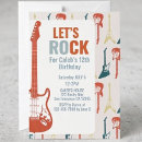 Recherche de la guitare invitations Pour enfants