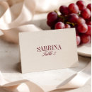 Search for elegant wedding place cards Minimalist
