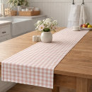 Search for pink gingham table runners Plaid