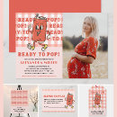Search for about to pop baby shower invitations Gingham