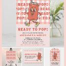 Search for retro gingham invitations Shes ready to pop