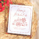 Search for recipe card signs Red