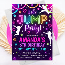 Search for house birthday invitations Indoor trampoline park party