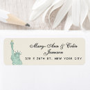 Search for new york skyline return address labels Modern