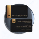 Search for leather business cards Metallic