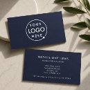 Search for denim business cards Navy