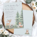 Recherche de verte de forêt invitations Mother to be