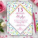 Search for girls 13th birthday invitations Teen girl