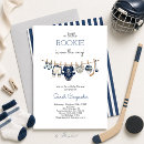 Search for hockey baby shower invitations For her