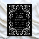 Search for vintage gothic wedding invitations Victorian