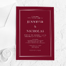 Search for formal square wedding invitations Typography