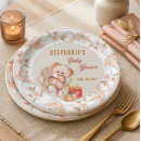 Recherche de boho baby shower assiettes Ours en peluche
