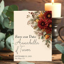 Search for dahlia save the dates Burgundy