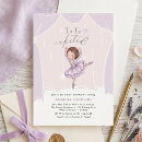Search for tutu excited baby shower invitations Ballerina