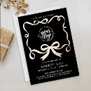 Search for luxury christmas invitations Black and gold