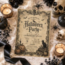 Search for spooky house invitations Black cat