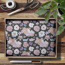 Search for botanical tissue paper Black