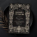 Search for gothic graduation invitations Vintage