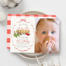 Recherche de fraises rouges invitations Aquarelle