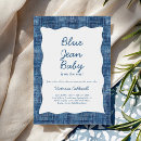Search for denim baby shower invitations Gender neutral