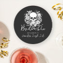 Search for gothic skull coasters Black and white